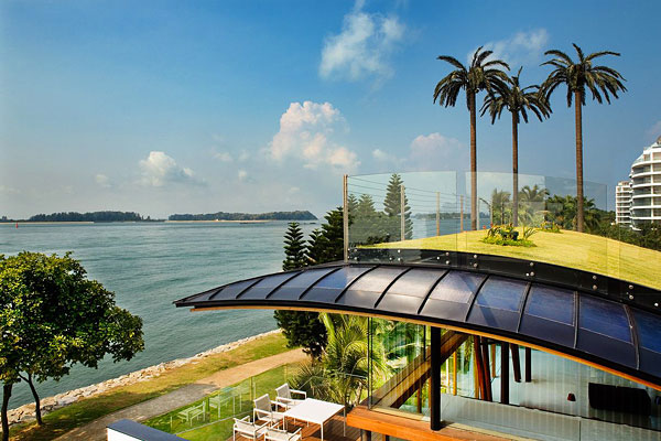 Экзотический дом в Сингапуре