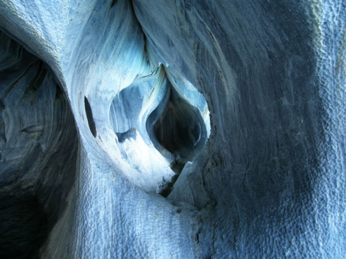 Мраморные пещеры в Чили (Las Cavernas de Marmol)