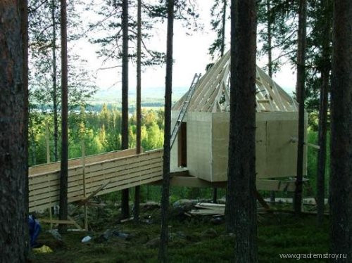 Отель на деревьях (Treehotel , Швеция)