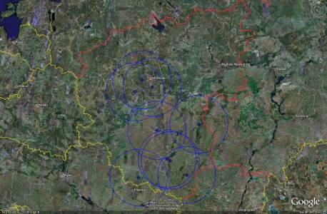 Западная зона ПВО - радар 36D6