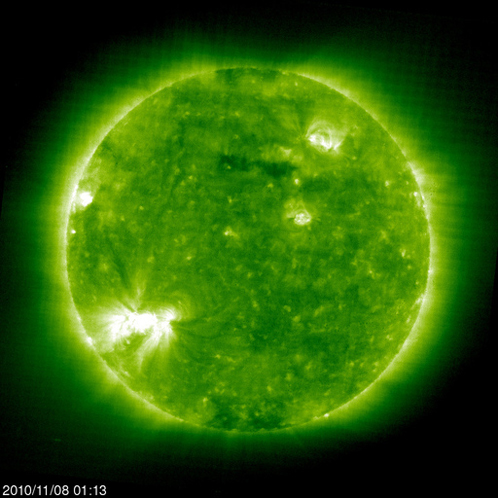В минувшие выходные ученые зафиксировали одну из самых мощных вспышек на Солнце