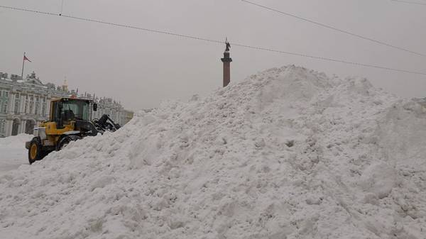 Варламов заявил о проблемах с уборкой снега в Петербурге без аномальных снегопадов