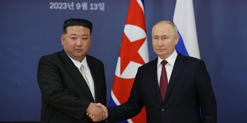 Bloomberg: сближение России и Северной Кореи назвали естественным партнерством
