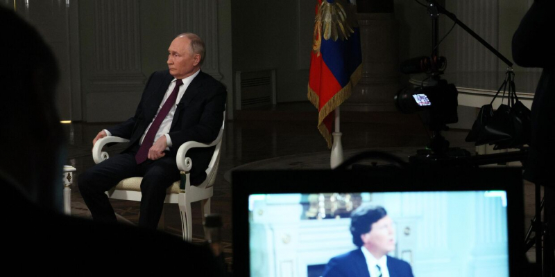 GN: бурная реакция западных политиков на интервью Путина вызвана страхом 