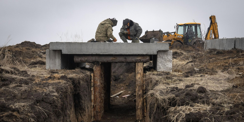 The Economist: Украина слишком поздно начала строить оборонительные укрепления